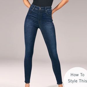 Abercrombie & Fitch High Rise Jean Legging